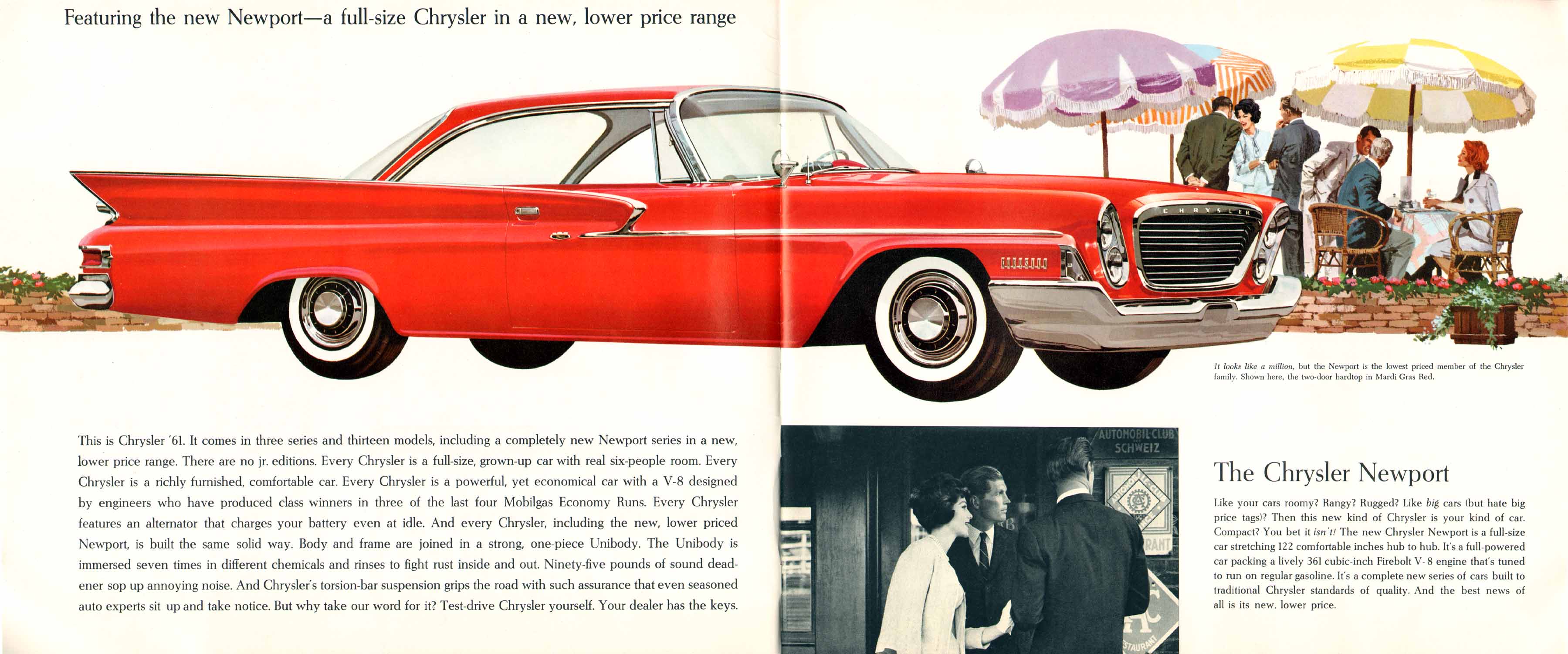 1961 Chrysler Brochure Page 1